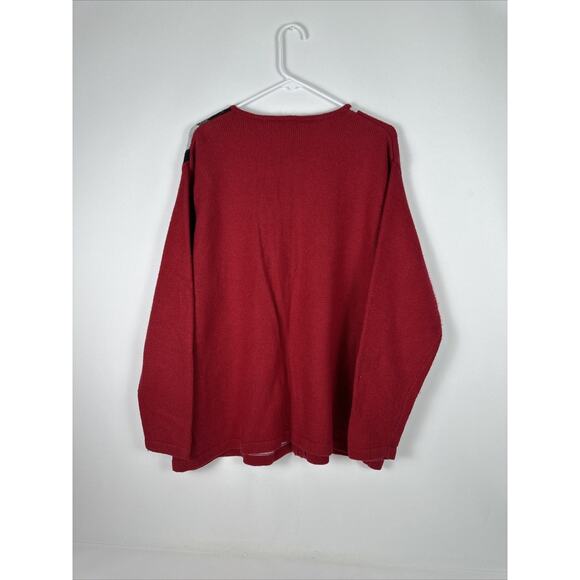 RARE Classic Elements Christmas Scottie Dog Zip Up Sweater Size 2X - Picture 9 of 14